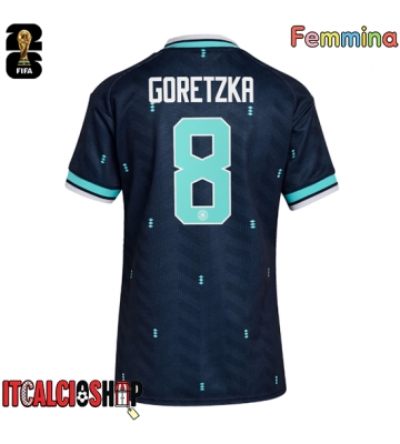 Germania Leon Goretzka #8 Seconda Maglia Femmina Mondiali 2026 Manica Corta